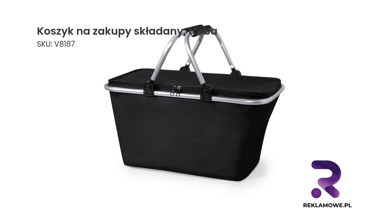 Składany koszyk na zakupy jako torba w praktycznym wydaniu